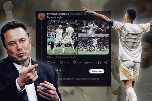 Ronaldo thể hiện sự tinh tế khi nhận được lời chúc từ tỷ phú Elon Musk
