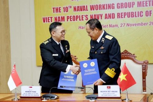 Phiên họp Nhóm công tác Hải quân Việt Nam - Singapore lần thứ 10