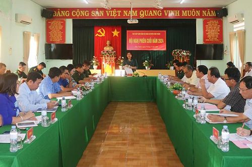 Hội nghị Đảng ủy Quân sự huyện Châu Thành phiên cuối năm 2024