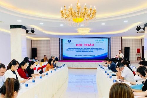 Hội thảo đánh giá can thiệp điều trị suy dinh dưỡng cấp tính nặng tại Gia Lai