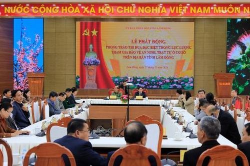 Phát động Phong trào thi đua đặc biệt trong lực lượng bảo vệ an ninh, trật tự ở cơ sở