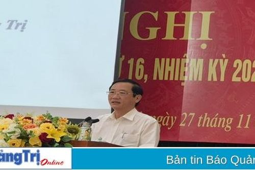 Hội nghị báo cáo viên Tỉnh ủy lần thứ 16, nhiệm kỳ 2020 - 2025