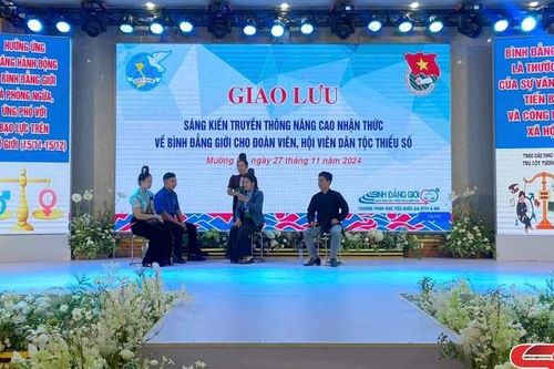Giao lưu sáng kiến truyền thông nâng cao nhận thức về bình đẳng giới