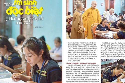 Những thí sinh đặc biệt tại Hội thi giáo lý Phật tử năm 2024