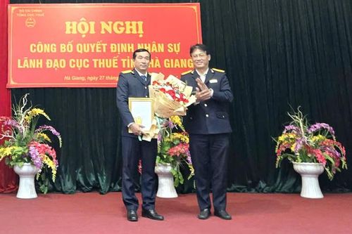 Ông Vũ Đình Kiên làm Phó cục trưởng Cục Thuế Hà Giang