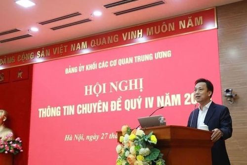 Đảng ủy Khối các cơ quan Trung ương thông tin chuyên đề quý IV/2024