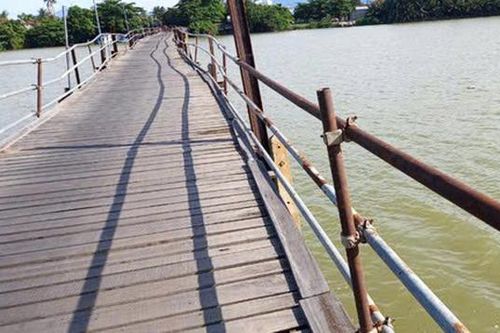 Cầu Phú Kiểng ở hạ lưu sông Cái Nha Trang sắp được xây kiên cố sau 23 năm 'đi tạm'