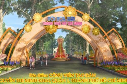 Hội Hoa Xuân TPHCM Tết Ất Tỵ 2025 diễn ra trong 9 ngày