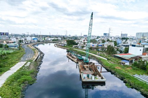 Hiện trạng dự án cải tạo kênh ô nhiễm bậc nhất TP.HCM sau hơn 1 năm thi công