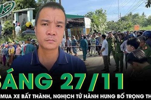 Sáng 27/11: Đòi mua xe máy bất thành, con trai dùng hung khí hành hung bố đẻ trọng thương ở Hà Tĩnh