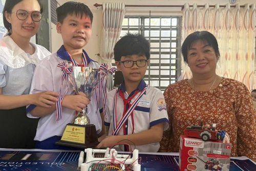 Ngôi trường tiểu học nhiều năm 'ẵm giải' Cuộc thi Robothon Quốc tế