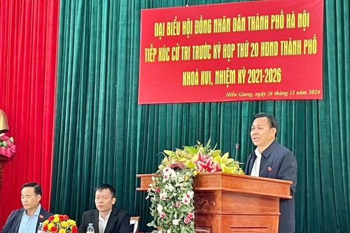 Cử tri Thường Tín đề nghị quan tâm đến các dự án giao thông
