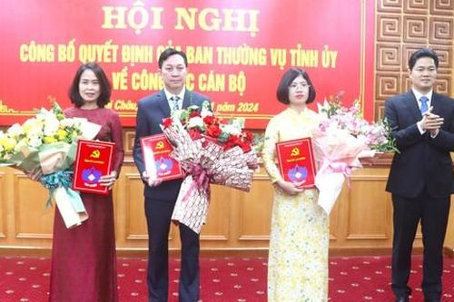 Bổ nhiệm Trưởng Ban Nội chính, Trưởng Ban Dân vận, giao Quyền Chánh Văn phòng Tỉnh ủy