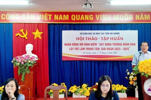 An Giang nhân rộng mô hình điểm 'Xây dựng trường mầm non lấy trẻ làm trung tâm'