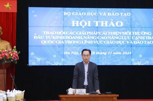 Bàn giải pháp nâng cao năng lực cạnh tranh quốc gia về Giáo dục
