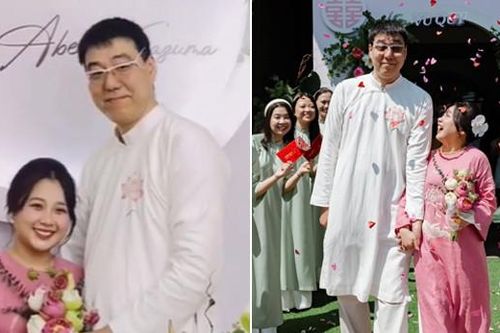 Cô gái Bình Dương cao 1m46 lấy chồng gần 2m, chú rể hài hước trong lễ vu quy