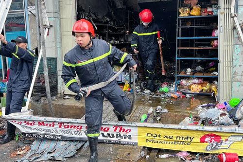 Hiện trường vụ cháy nhà làm 4 người tử vong ở Nha Trang