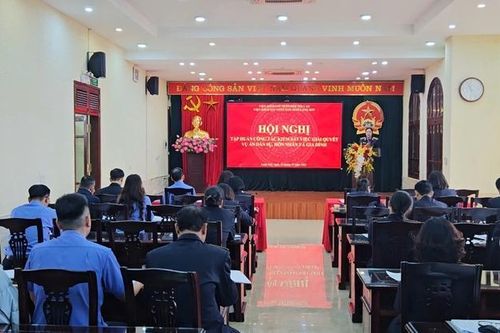 VKSND tỉnh Lạng Sơn: Tập huấn công tác kiểm sát việc giải quyết các vụ án dân sự
