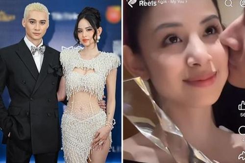 Clip Tuấn Ngọc hôn má Hương Liên gây sốt