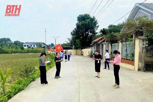 Cuộc thi 'Tuyến đường kiểu mẫu tiêu biểu huyện Yên Định' năm 2024