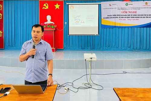 Truyền thông hướng dẫn an toàn vệ sinh lao động, bình đẳng giới trong ngành lúa gạo