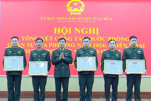 Tủa Chùa hoàn thành tốt nhiệm vụ quốc phòng, quân sự địa phương