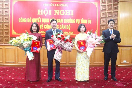 Công bố quyết định của Ban Thường vụ Tỉnh ủy về công tác cán bộ