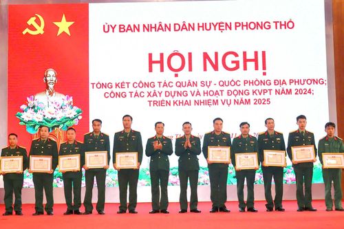 Phong Thổ: Triển khai nhiệm vụ công tác Quân sự - Quốc phòng địa phương năm 2025