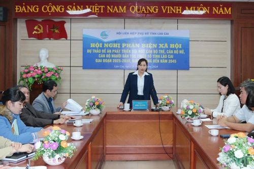 Hội nghị phản biện xã hội dự thảo Đề án về phát triển đội ngũ cán bộ của tỉnh Lào Cai