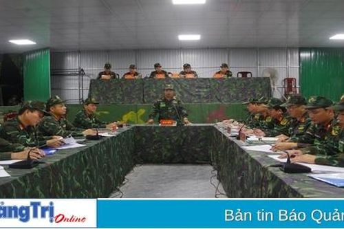 Bộ Chỉ huy Quân sự tỉnh: Diễn tập chỉ huy – tham mưu 1 bên 2 cấp trên bản đồ và ngoài thực địa