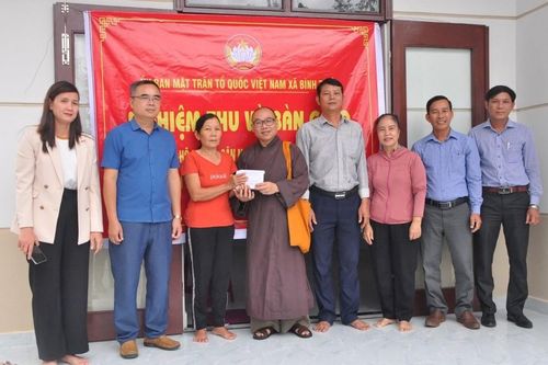 Quảng Nam: Bàn giao 2 căn nhà Đại đoàn kết ở xã Bình Triều