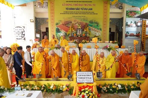 Đà Nẵng: Lễ động thổ trùng tu tổ đình Sắc tứ Vu Lan