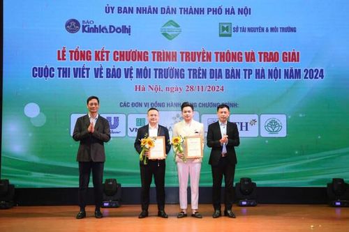 Tạp chí KTMT đoạt giải Nhì Cuộc thi viết về Bảo vệ môi trường TP.Hà Nội năm 2024