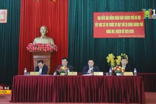 Cử tri Thường Tín kiến nghị sớm triển khai nhiều dự án
