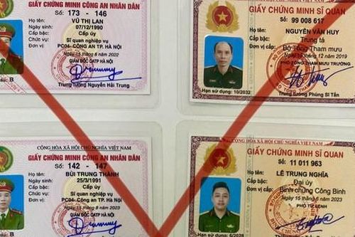 Những tấm thẻ quân nhân 'khả nghi' và thủ đoạn tinh vi của ổ nhóm làm giả giấy tờ