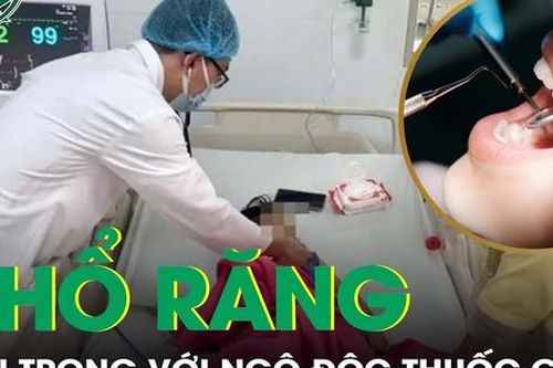 Cẩn trọng với ngộ độc thuốc gây tê khi nhổ răng