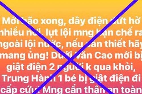 Phạt gần 556 triệu đồng đối với người đăng tin giả