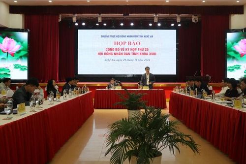 Hội đồng nhân dân tỉnh Nghệ An xem xét, thông qua 42 nghị quyết quan trọng tại kỳ họp cuối năm