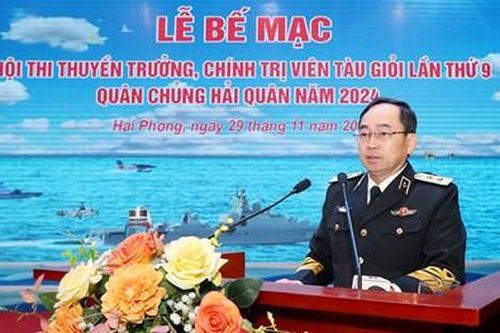 Quân chủng Hải quân bế mạc Hội thi thuyền trưởng, chính trị viên tàu giỏi lần thứ 9
