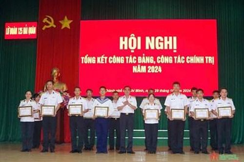 Lữ đoàn 125, Vùng 2 Hải quân hoàn thành tốt hoạt động công tác Đảng, công tác chính trị