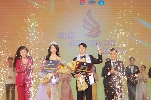 Ngô Mai Hương và Nguyễn Trọng Quân là tân Hoa khôi và Nam vương Tài Sắc Phương Đông 2024