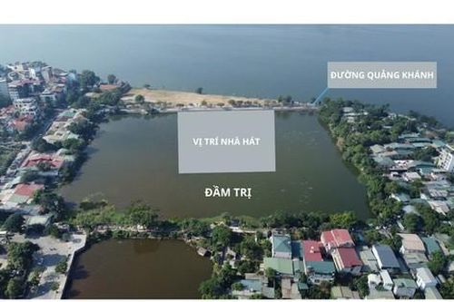 Cận cảnh vị trí, hình dáng nhà hát Opera 10.000 tỷ đồng sát hồ Tây