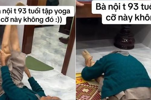 Cụ bà 93 tuổi ở Quảng Ngãi tập yoga thu hút 21 triệu lượt xem giờ ra sao?