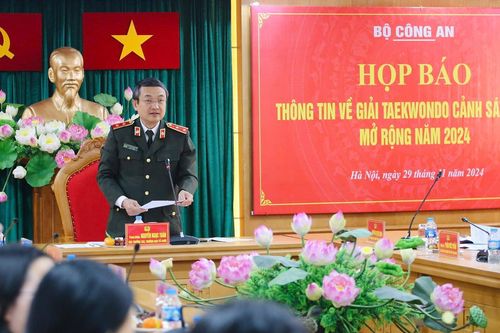 Hơn 2.000 người dự giải taekwondo Cảnh sát châu Á mở rộng 2024
