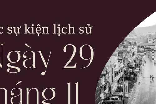 Ngày 29/11 là ngày gì? Các sự kiện lịch sử diễn ra vào ngày 29/11