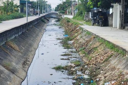 Hà Nam: Người dân ngộp thở vì nước thải chăn nuôi 'nhuộm' đen kênh thủy lợi
