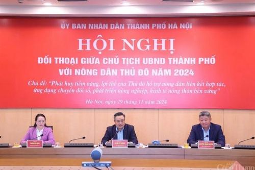 Chủ tịch UBND thành phố đối thoại với nông dân Thủ đô: Nông dân phải nghĩ lớn, mơ lớn