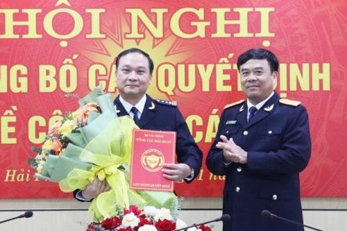 Bổ nhiệm ông Trần Mạnh Cường giữ chức Cục trưởng Cục Hải quan Hải Phòng