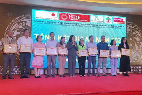 Tổng kết Dự án 'Giảm nhẹ tính dễ bị tổn thương về thu nhập và sức khỏe của người cao tuổi tại Việt Nam'