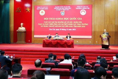 Hội thảo khoa học quốc gia về phát huy nguồn lực, phát triển tỉnh Lào Cai trở thành trung tâm kết nối khu vực